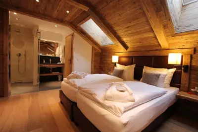 Ein Bett oder Betten in einem Zimmer der Unterkunft Maierl-Alm & Maierl-Chalets