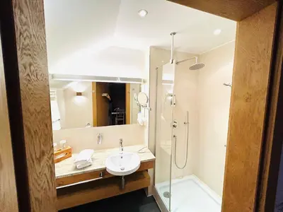 Ein Badezimmer in der Unterkunft Maierl-Alm & Maierl-Chalets