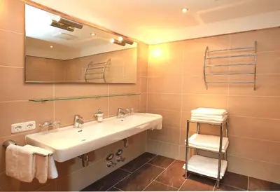 Ein Badezimmer in der Unterkunft Tarlack Appartements Hütten 34