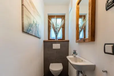 Ein Badezimmer in der Unterkunft Hochwart Apartment - in der Nähe der Liftstation Schönleiten