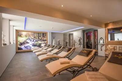 Das Fitnesscenter und/oder die Fitnesseinrichtungen in der Unterkunft Berghotel Hochfügen
