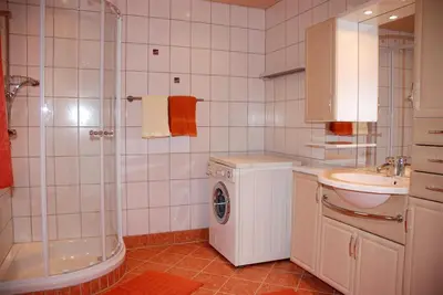 Ein Badezimmer in der Unterkunft Blaserhof Hainzenberg