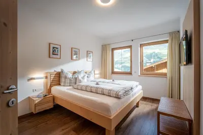 Ein Bett oder Betten in einem Zimmer der Unterkunft Monis Apartment
