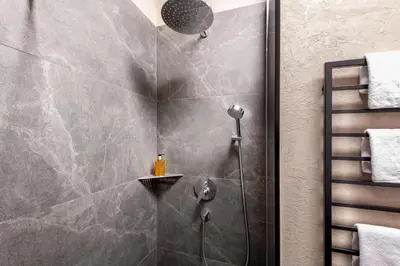 Ein Badezimmer in der Unterkunft Monis Apartment