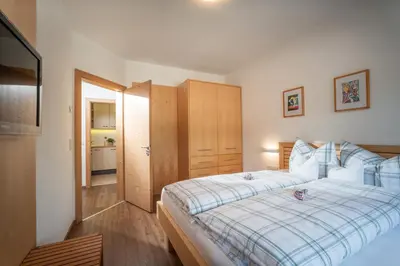 Ein Bett oder Betten in einem Zimmer der Unterkunft Monis Apartment