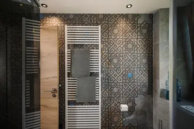 Ein Badezimmer in der Unterkunft Appartement Zillertal Klee mit Restaurant KleemenTine