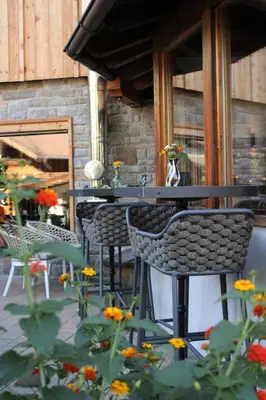 Ein Restaurant oder anderes Speiselokal in der Unterkunft Appartement Zillertal Klee mit Restaurant KleemenTine