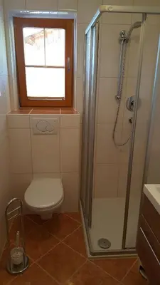 Ein Badezimmer in der Unterkunft Glaserhof