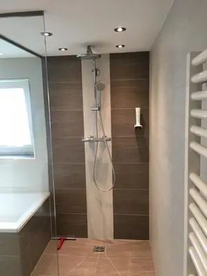 Ein Badezimmer in der Unterkunft Ferienwohnung Mauracher Kirer Haus