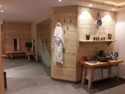 Grundriss der Unterkunft Appartement Catrin mit Sauna und E-Ladestation