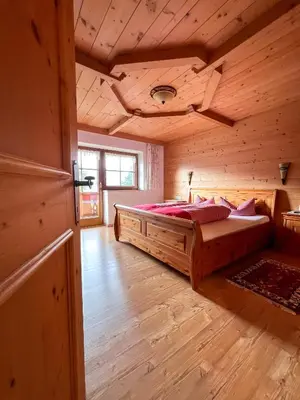Ein Bett oder Betten in einem Zimmer der Unterkunft Fürstenhof