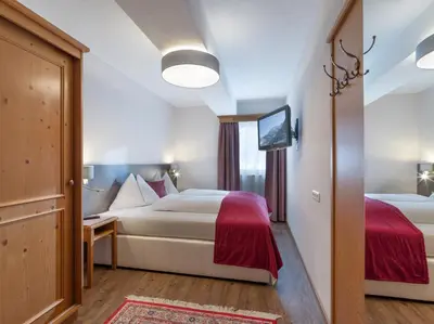 Ein Bett oder Betten in einem Zimmer der Unterkunft Hotel-Appartement Ferienhof