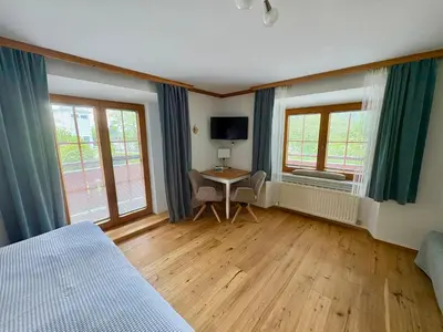Ein Bett oder Betten in einem Zimmer der Unterkunft Pension Rangger