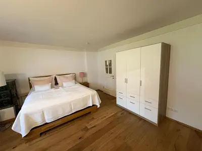 Ein Bett oder Betten in einem Zimmer der Unterkunft Pension Rangger