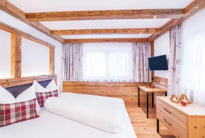 Ein Bett oder Betten in einem Zimmer der Unterkunft Gaspingers Bergjuwel