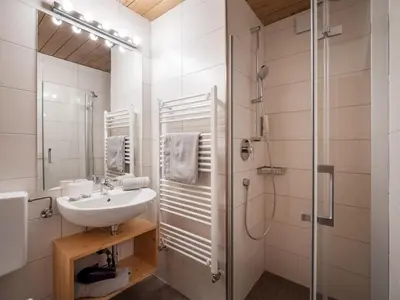 Ein Badezimmer in der Unterkunft Gästehaus Gollner