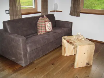 Ein Sitzbereich in der Unterkunft Appartement Ronacher