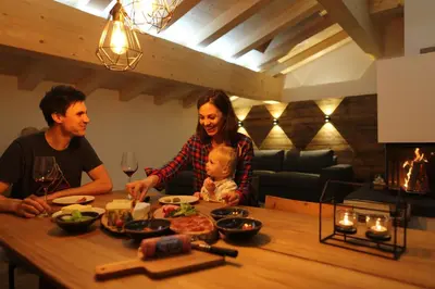Essen in der Ferienwohnung oder in der Nähe