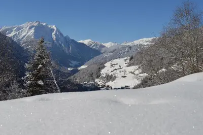 Haus Oblasser im Winter