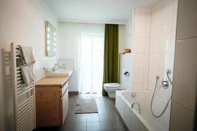 Ein Badezimmer in der Unterkunft Landhaus Schösser-Brandler