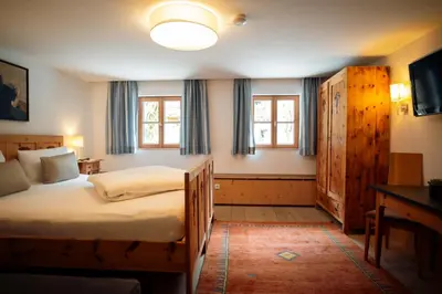 Ein Bett oder Betten in einem Zimmer der Unterkunft Landhaus Schösser-Brandler