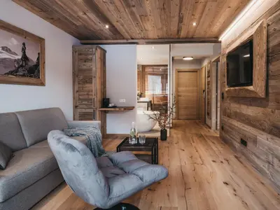 Ein Sitzbereich in der Unterkunft VAYA Zillertal