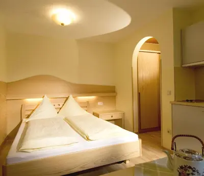 Ein Bett oder Betten in einem Zimmer der Unterkunft Appartements Rofan