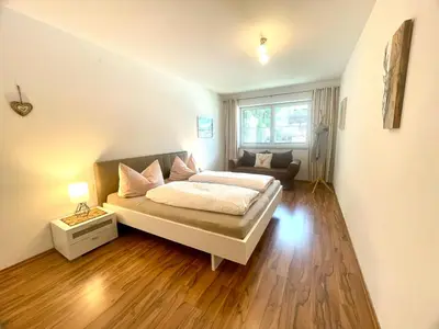 Ein Bett oder Betten in einem Zimmer der Unterkunft Apart Rauch - Zillertal