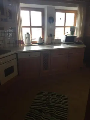 Küche/Küchenzeile in der Unterkunft Appartments Haus Rettenmoser