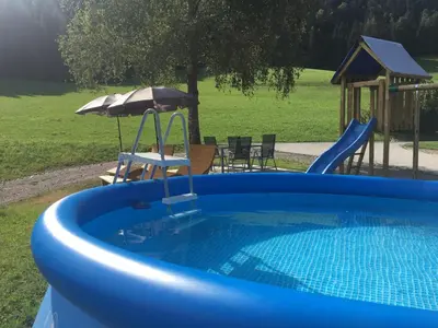 Der Swimmingpool an oder in der Nähe von Bauernhof Hinterfirst