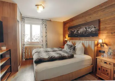 Ein Bett oder Betten in einem Zimmer der Unterkunft Appartement Aschbach