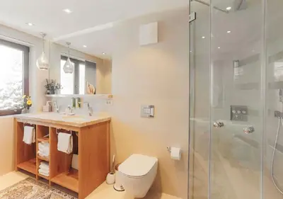 Ein Badezimmer in der Unterkunft Appartement Aschbach