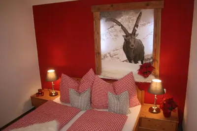 Ein Bett oder Betten in einem Zimmer der Unterkunft Landhaus Eder