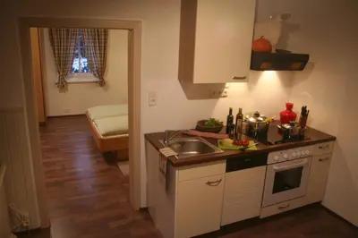 Küche/Küchenzeile in der Unterkunft Landhaus Eder