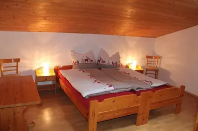 Ein Bett oder Betten in einem Zimmer der Unterkunft Apartment Sagtaler Spitze