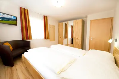 Ein Bett oder Betten in einem Zimmer der Unterkunft Appartement Schönfeld