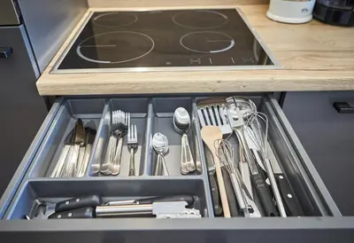 Küche/Küchenzeile in der Unterkunft Appartement Schönfeld