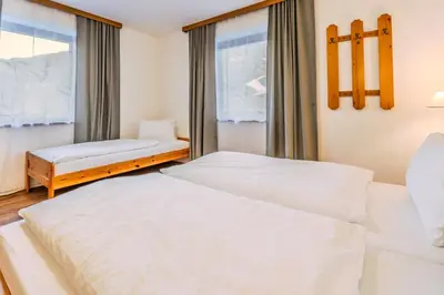 Ein Bett oder Betten in einem Zimmer der Unterkunft Appartement Hauser