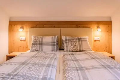 Ein Bett oder Betten in einem Zimmer der Unterkunft Appartement Hauser