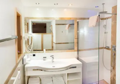 Ein Badezimmer in der Unterkunft Ferienwohnungen Starchenthof - Wildschönau, Premiumcard inclusive