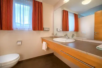 Ein Badezimmer in der Unterkunft Garni Rösslhof
