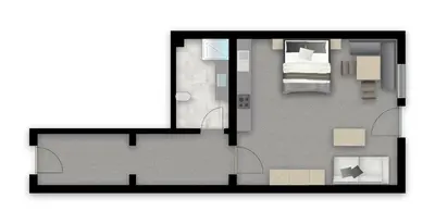 Grundriss der Unterkunft Post Appartements