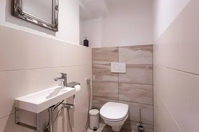 Ein Badezimmer in der Unterkunft Alpine View Apartments