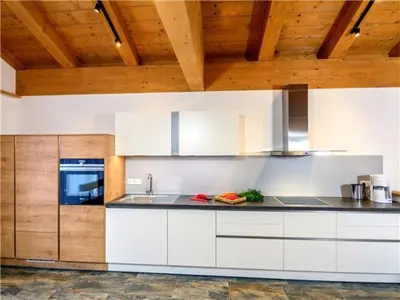 Küche/Küchenzeile in der Unterkunft Penthouse am Sonnenhang