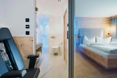 Ein Bett oder Betten in einem Zimmer der Unterkunft das Luggi Appartements