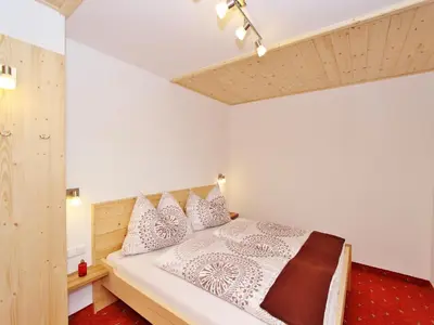 Ein Bett oder Betten in einem Zimmer der Unterkunft Chalet in Wald near Zillertal Ski Area