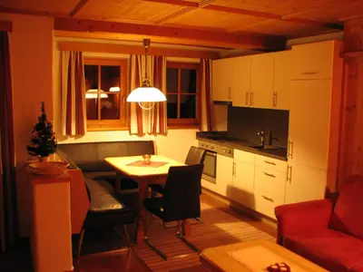 Küche/Küchenzeile in der Unterkunft Appartement Lotte Familie Grünberger