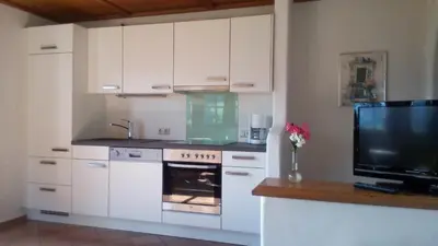 Küche/Küchenzeile in der Unterkunft Appartement Lotte Familie Grünberger