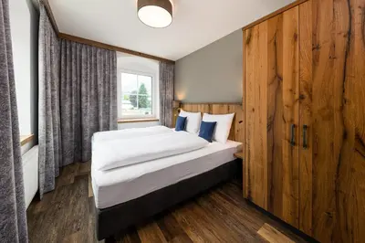 Ein Bett oder Betten in einem Zimmer der Unterkunft Hotel Bräurup