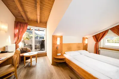 Ein Bett oder Betten in einem Zimmer der Unterkunft Hotel Bräurup